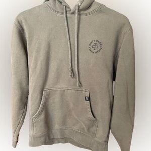 Troll Co. Dirty Hands Clean Money Olive Green Pullover Hoodie Size Small